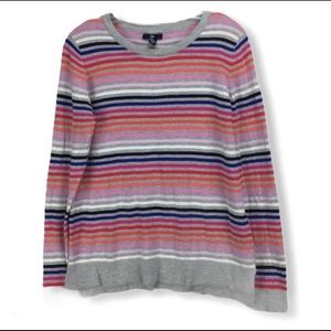 GAP Pullover Sweater Long Sleeve Striped Top